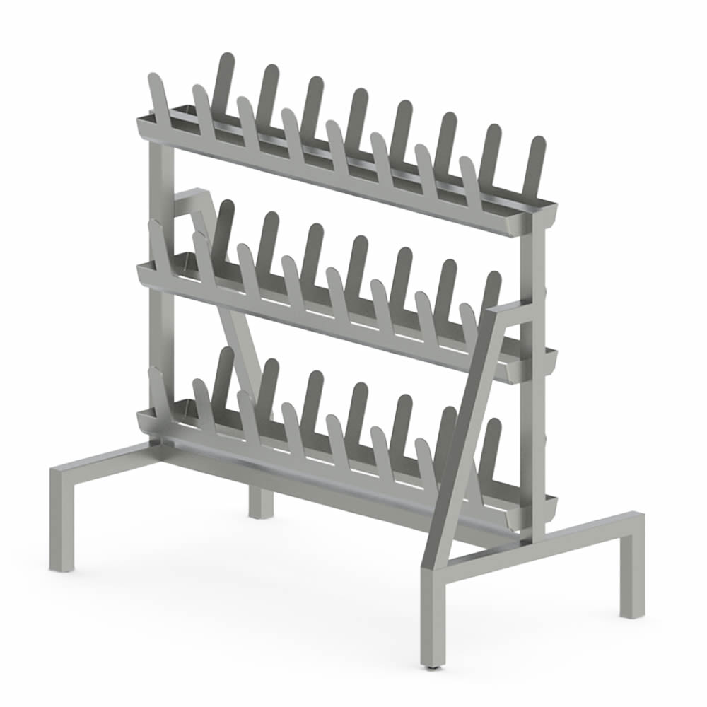 Static Double Sided Shoe Rack