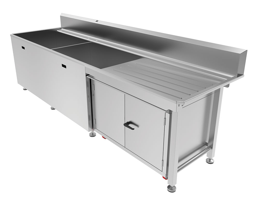 Stainless Steel Belfast Sink with Under Cupboard