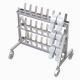Mobile Double Sided Shoe Rack