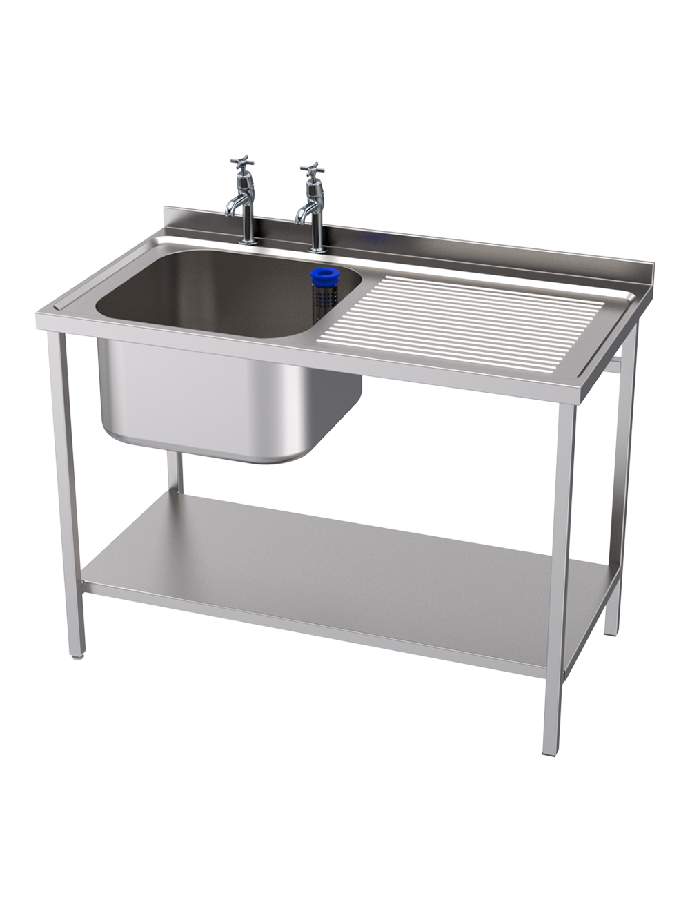 Single bowl single drainer sink deals
