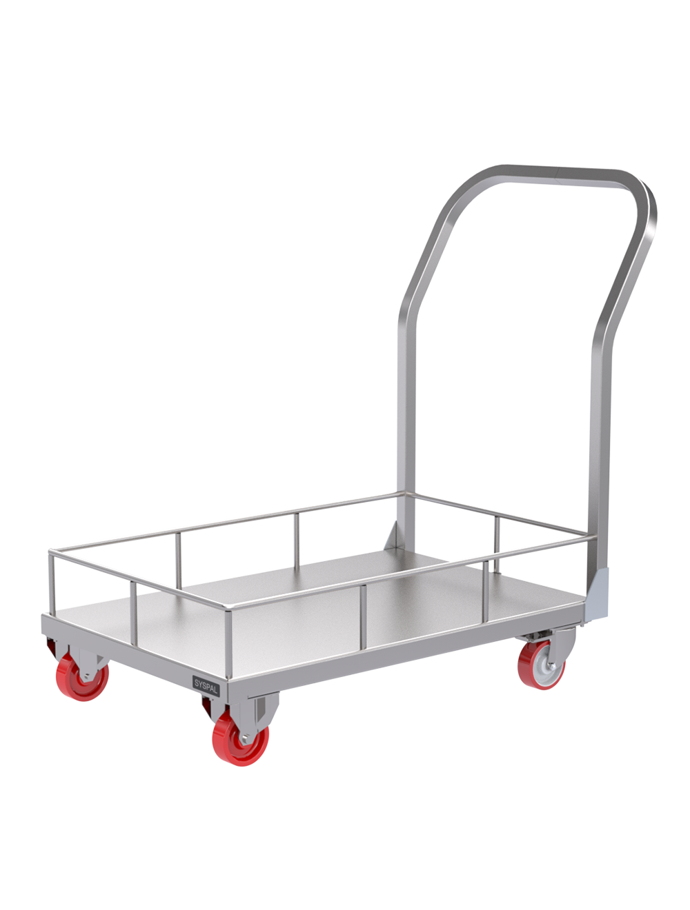 Rimmed Platform Trolley