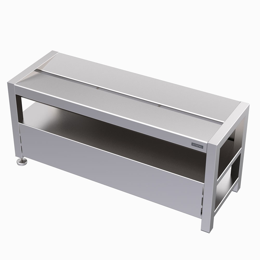 2 Tier Changing Room Bench With Opposing Cladding 2 Tier Changing Room Bench With, Locker Room Bench With Shoe Storage