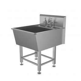 Single Deep Bowl Stainless Steel Belfast Sink 