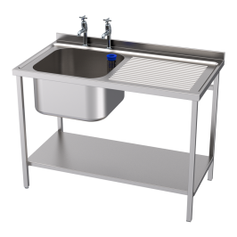 Single Bowl Single Drainer Utensil Sink