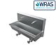 Two Station Knee Push Operated Hand Wash Station Sink